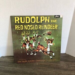 Vtg Rudolph the Red-Nosed Reindeer Vinyl Record